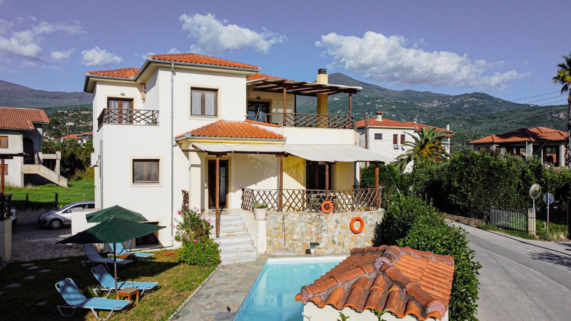Villa Eridos Káto Lekhónia Exteriér fotografie